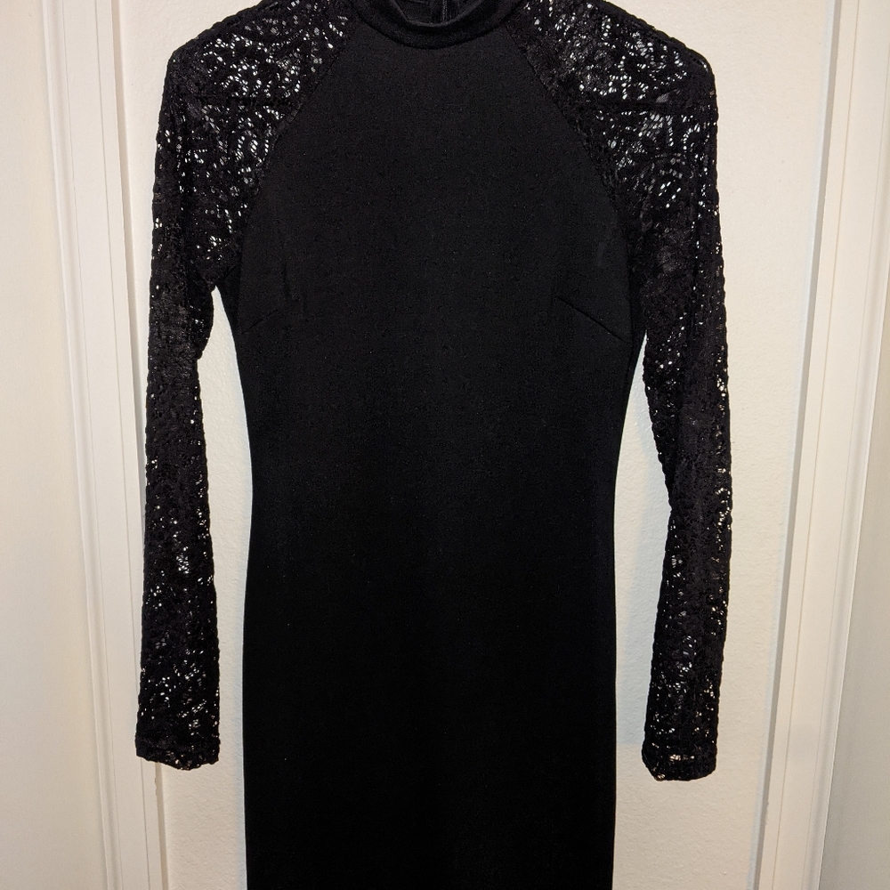 Black cocktail dress